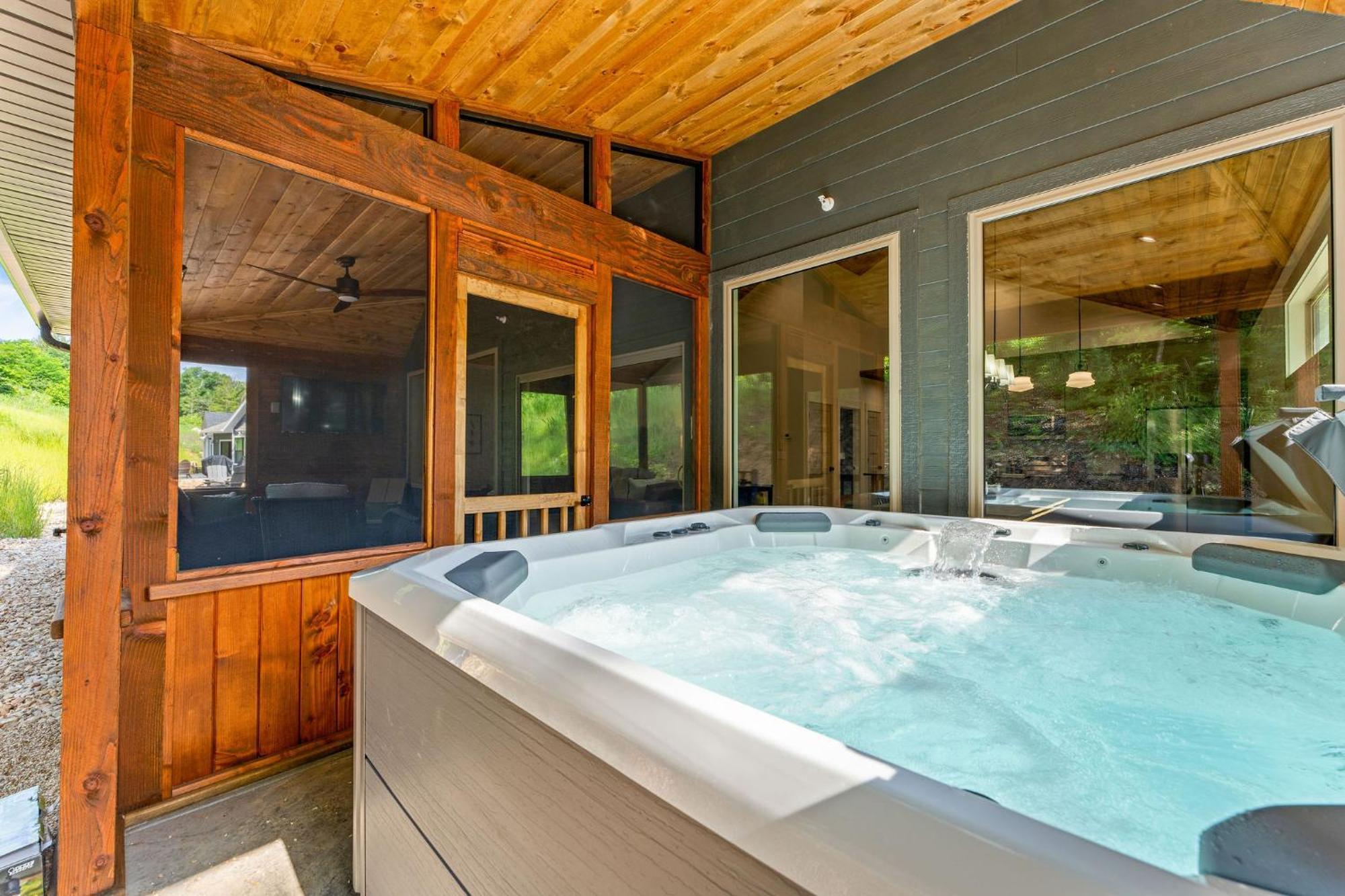 New Ozark Oasis Luxe Cabin Retreat With Hot Tub Hollister Buitenkant foto